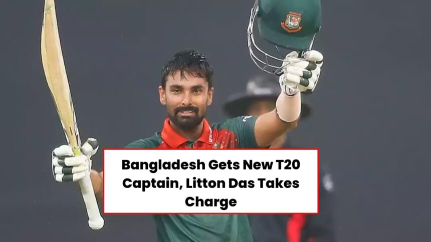 Litton Das Captain Till 2026 T20 World Cup